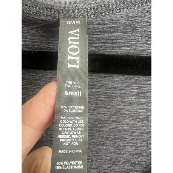 VUORI Azure Heather Drawstring Jogger All Day Jumpsuit - Picture 10 of 12